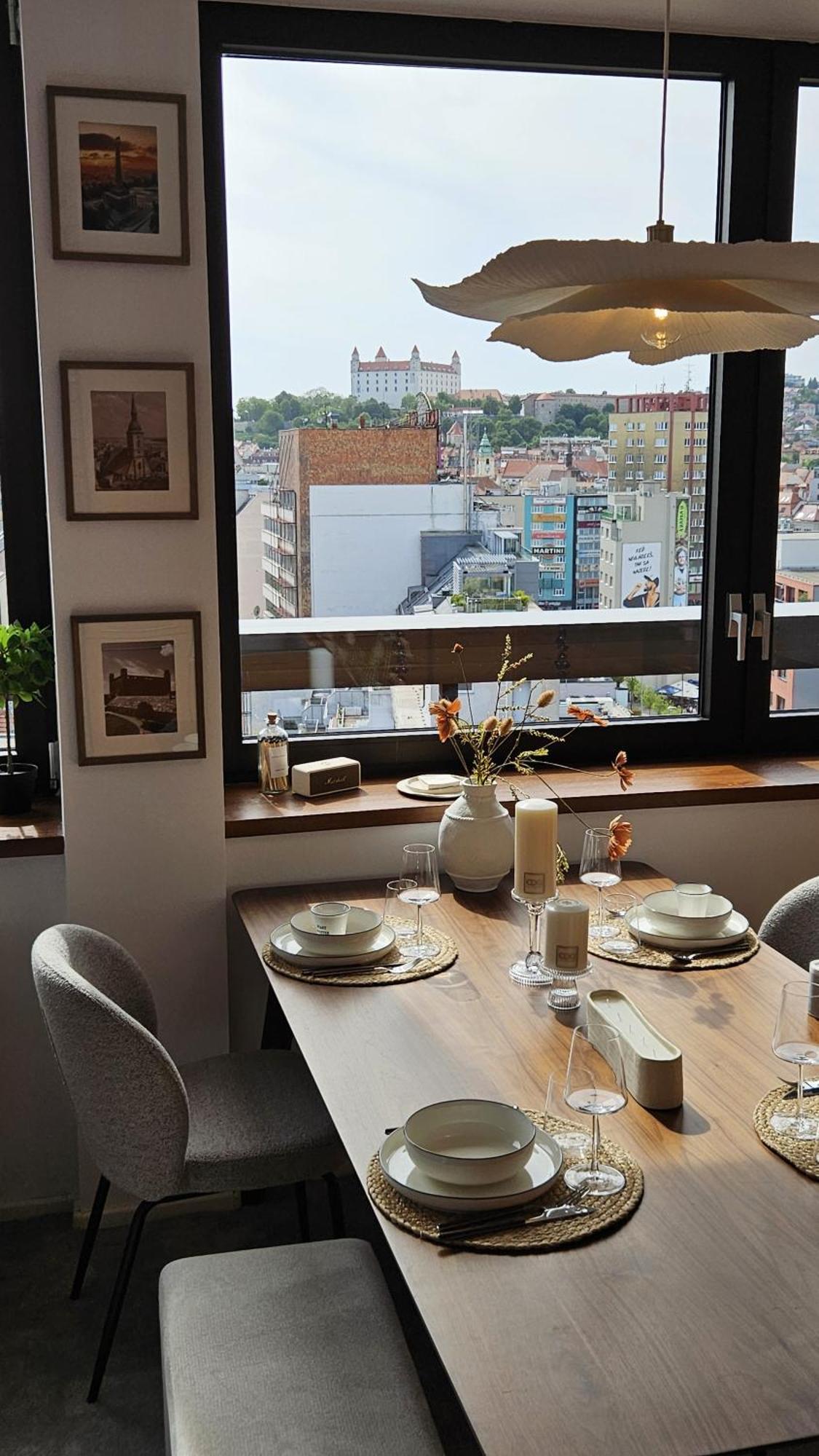 Panorama View Design Apt In Old Town - Free Parking Bratysława Zewnętrze zdjęcie